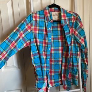 Hollister Plaid Button-Down Shirt - Men's